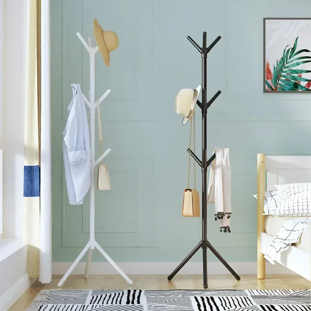 practical standing coat rack for optimized storage