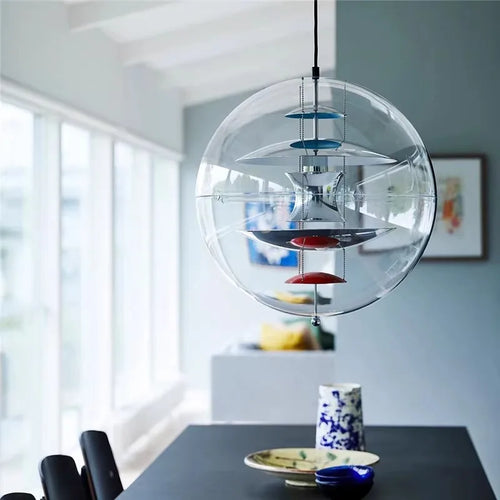 Modern Danish design acrylic chandelier for interior decoration - vue 5 sur 9