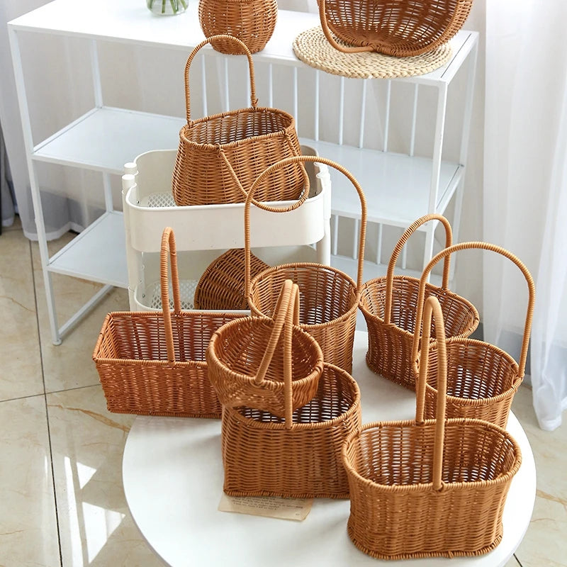 Handwoven multi-purpose storage basket - vue 6 sur 17
