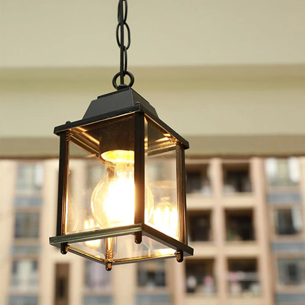 Retro outdoor chandelier for decorative garden and balcony