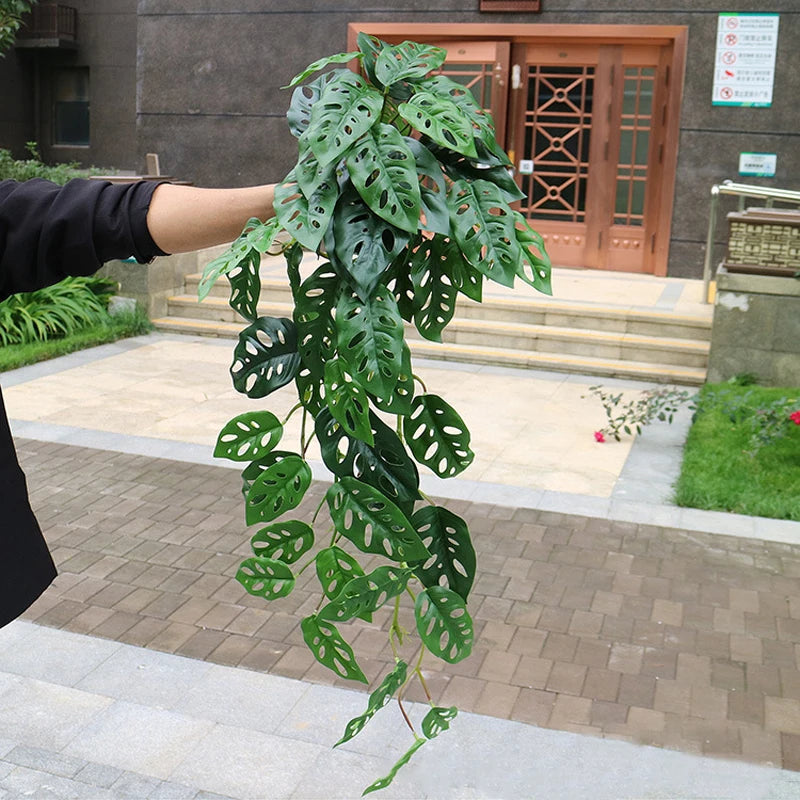 Artificial hanging vines wall plants for indoor and garden decoration