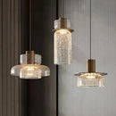 Adjustable creative glass pendant light for indoor lighting