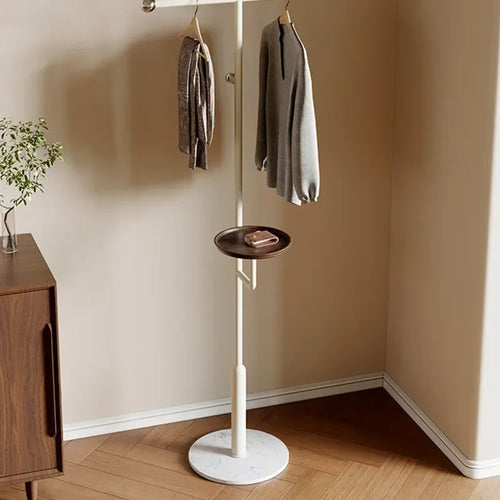 lightweight luxury hangers with marble base and hanging rack - vue 5 sur 8