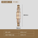 Crystal wall light for hotel and garden decor
