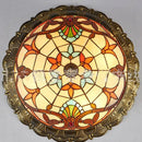Baroque ceiling light in bohemian glass for modern decor