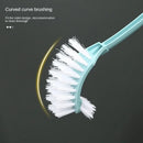 Double-sided toilet brush for effective cleaning
