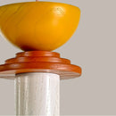 Modern wooden chandelier with LED for home