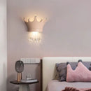 Luxury princess crystal wall lamp pendant bedside light