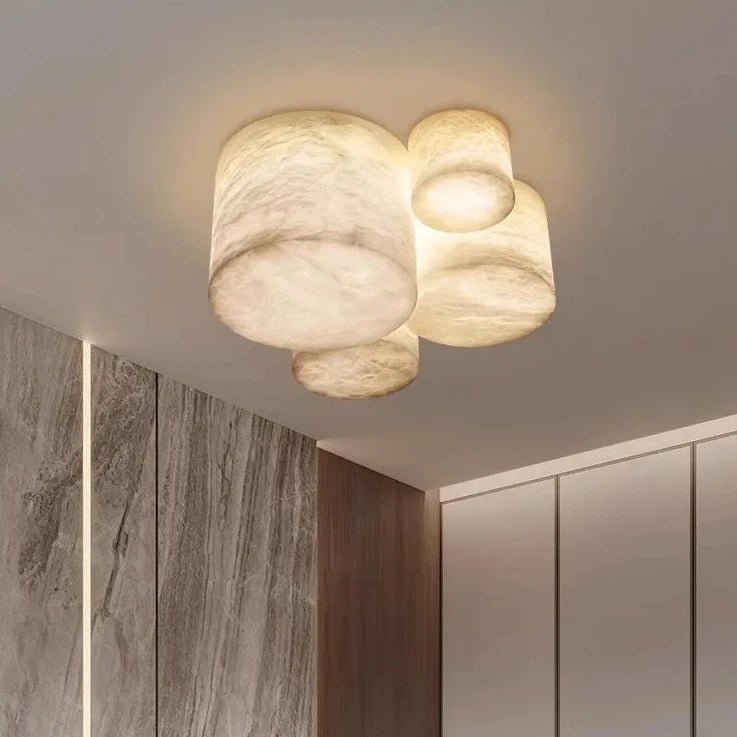 Small Spanish marble LED ceiling light