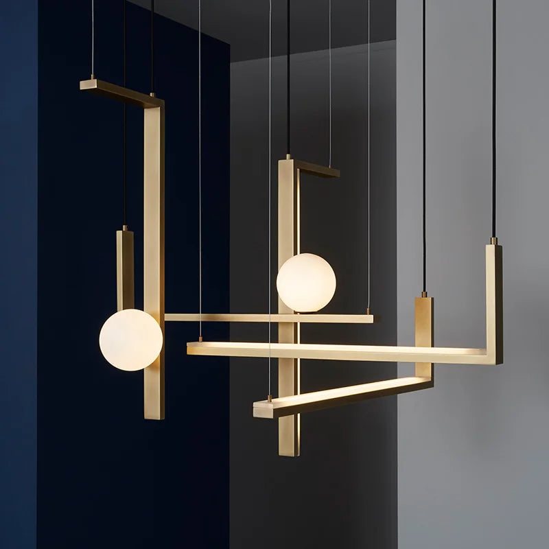 Creative geometric designer pendant light for modern lighting