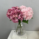Wedding decoration artificial flowers hydrangeas and red roses
