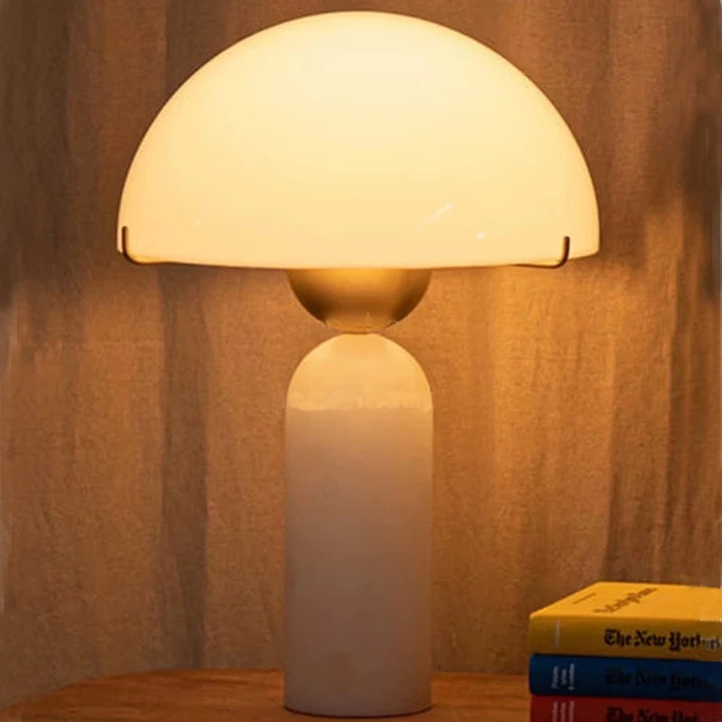 Minimalist marble desk lamp modern Nordic design