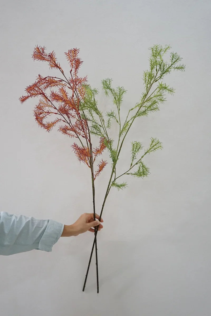 artificial long branch fern for interior decoration - vue 3 sur 6