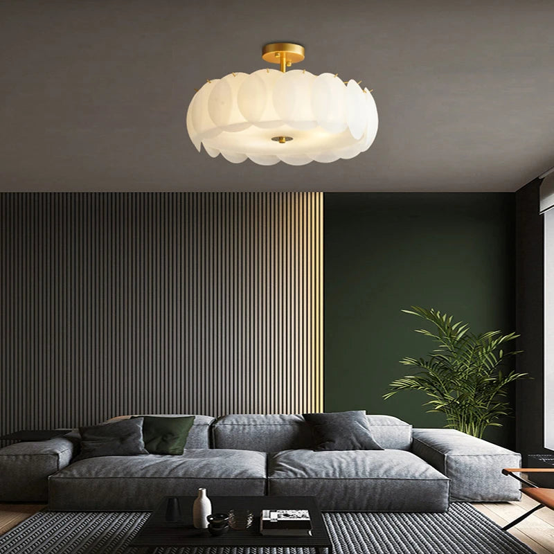 Frosted glass ceiling light for decoration and lighting