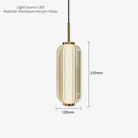 Luxury glass pendant light for restaurant, bar and hotel