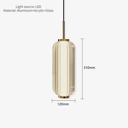 Luxury glass pendant light for restaurant, bar and hotel