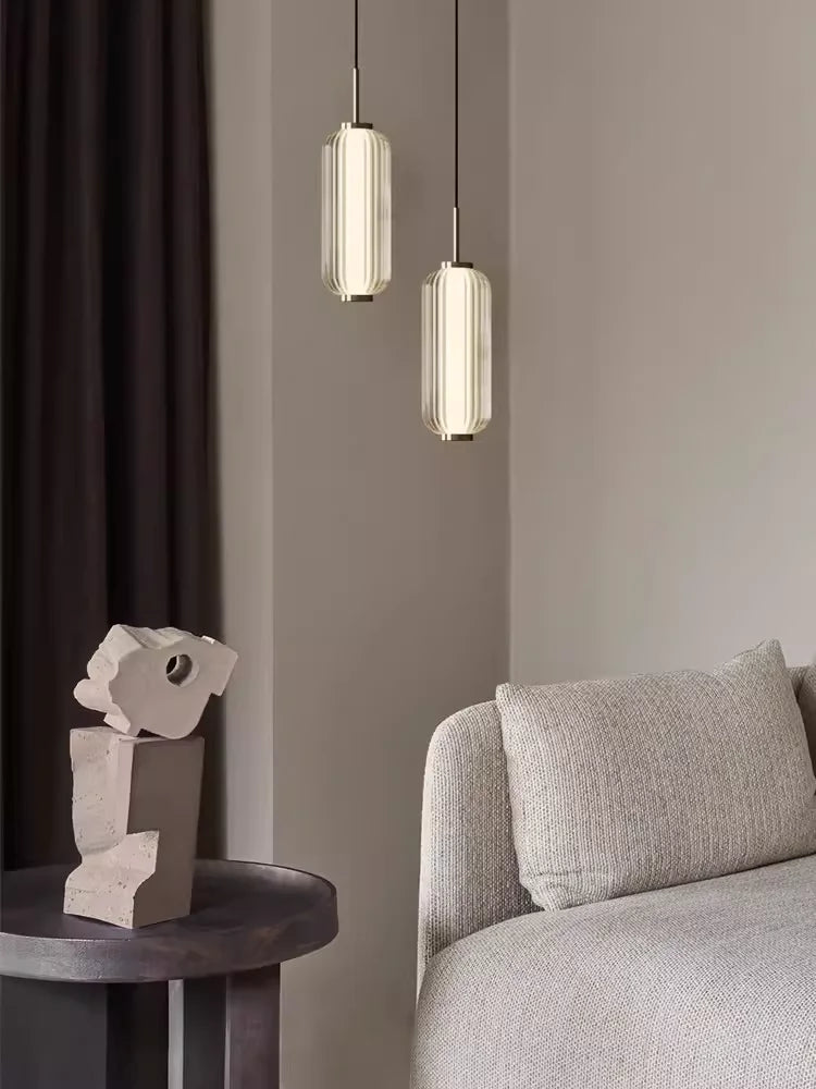 Luxury glass pendant light for restaurant, bar and hotel - vue 3 sur 10