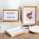 Wooden wall photo frame for decorative gift