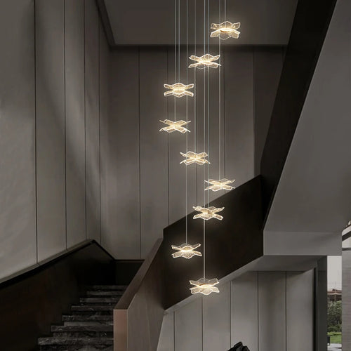 Modern designer ceiling light for elegant indoor lighting - vue 4 sur 12