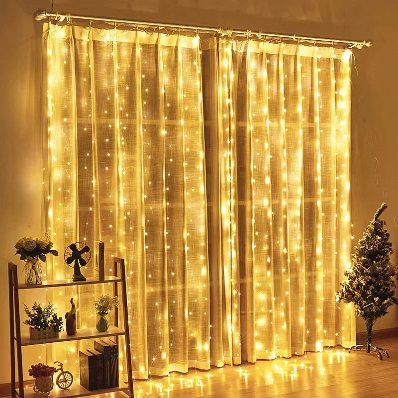 LED light garland for Christmas, weddings and parties