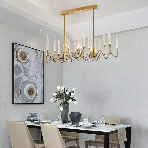 Elegant crystal designer wall light for interiors - vue 6 sur 22