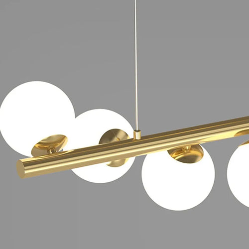 Creative glass chandelier with adjustable wire for bar and restaurant - vue 6 sur 9
