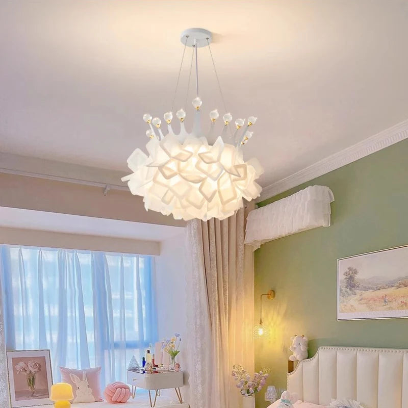 lustre romantique en cristal pour une décoration moderne - vue 3 sur 17