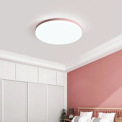 Round multicolour dimmable LED ceiling light for indoor use - vue 3 sur 5