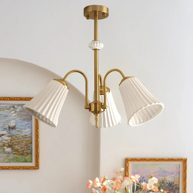 Modern Nordic style ceramic chandelier for elegant interiors