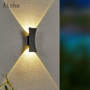 Minimalist waterproof wall light for indoor and outdoor