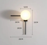 Modern adjustable glass chandelier for artistic decor