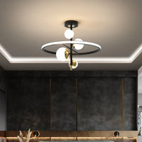 Modern LED ring ceiling light for indoor decor