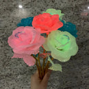 Luminous rose branch gift for Valentine's Day or Mother's Day