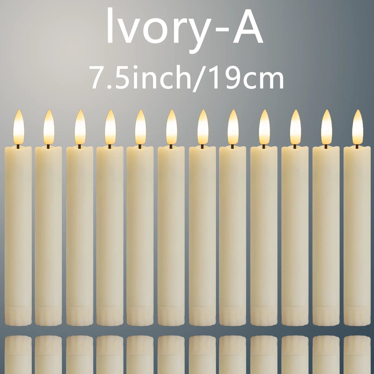 bougies LED décoratives scintillantes pour mariage et Halloween - vue 11 sur 14