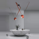 Artistic dimmable chandelier for modern interior decor