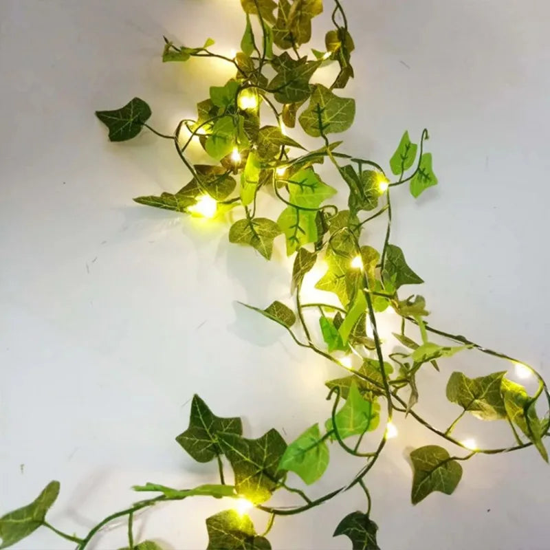 Battery-operated 100 LED string lights for festive outdoor decoration
