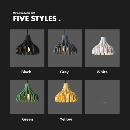 Modern designer resin chandelier for commercial decoration - vue 5 sur 11