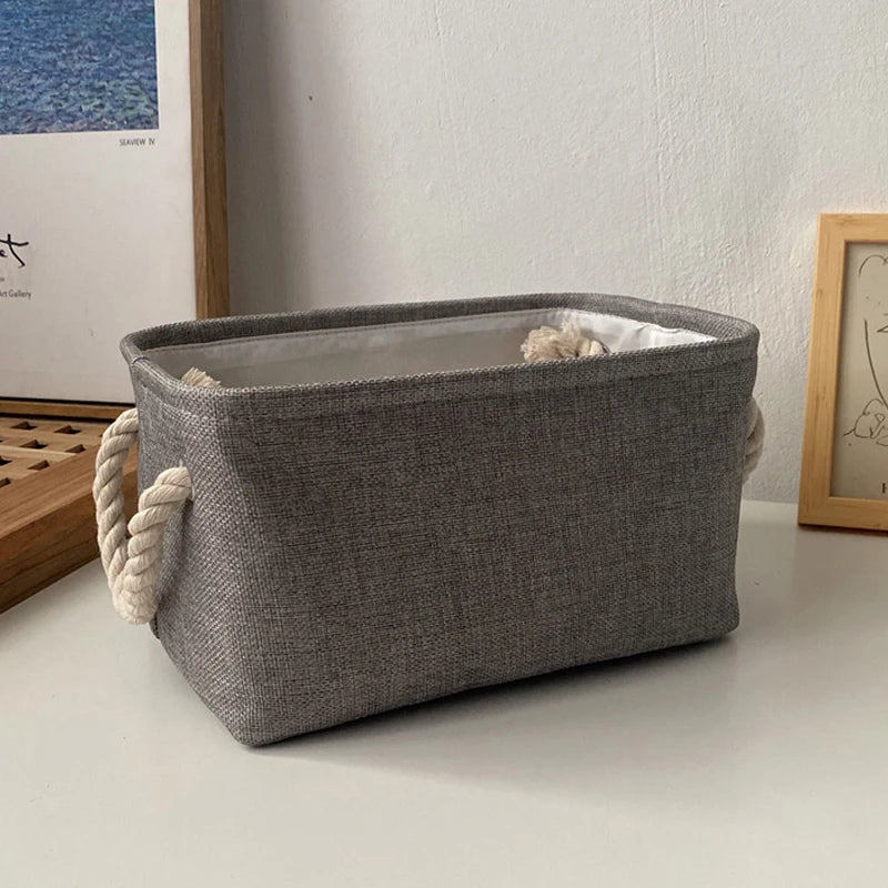 foldable storage basket for clothes and various supplies - vue 11 sur 12