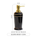 ceramic soap dispenser for shower gel and disinfectant