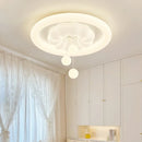 Cloud ceiling light for children's room in creamy playful style