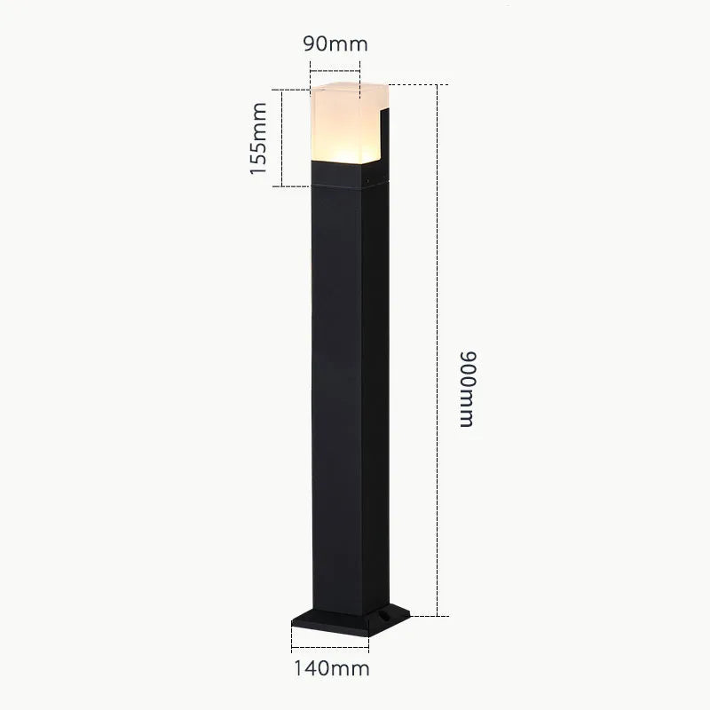 Modern waterproof outdoor lamp for garden and pathway