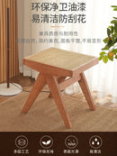 solid rattan bench for versatile and modern use