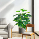 Artificial monstera plant with large leaves for indoor decoration