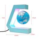 Magnetic Levitating Globe Frame with LED Light Cool Tech Decor Birthday Christmas Gift for Men Boys Boyfriend,Office Desk Gadget
