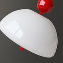 Medieval retro cream glass chandelier for elegant interiors