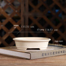 round sand flower pot for retro bonsai and succulents