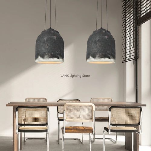 Designer wabi sabi LED pendant light for dining room, kitchen or bar - vue 2 sur 8