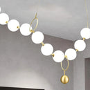 Nordic acrylic LED chandelier for home decor