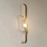 Modern minimalist geometric wall light for tv background