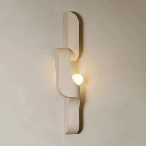 Modern minimalist geometric wall light for tv background